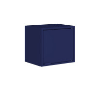 Manhattan Comfort 12GMC4 Smart Floating Cube Cabinet in Blue